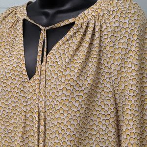 Boden blouse 12, yellow/white